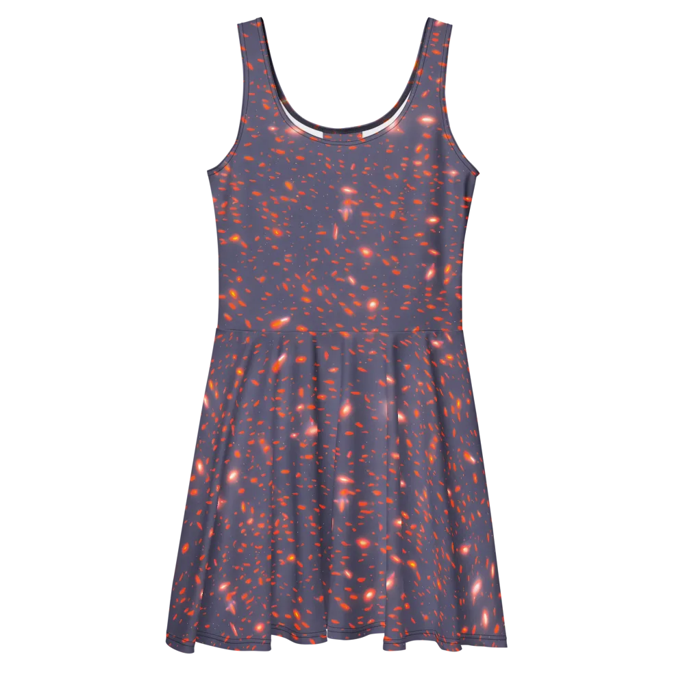 Ember Drift on Skater Dress — Front