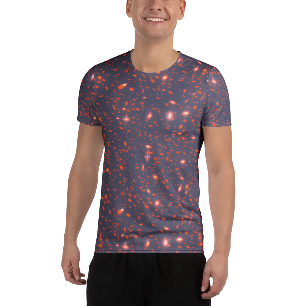 Ember Drift on Men's Athletic T-Shirt — Front