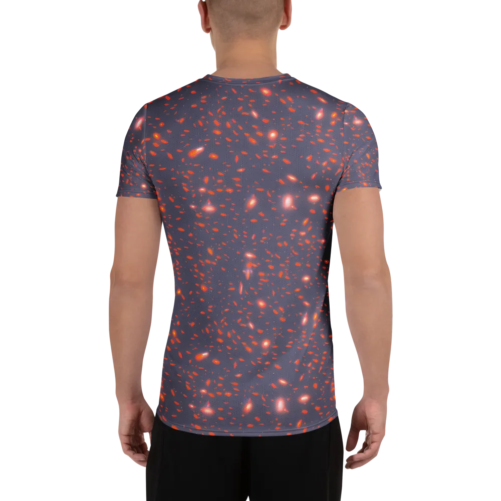 Ember Drift on Men's Athletic T-Shirt — Back