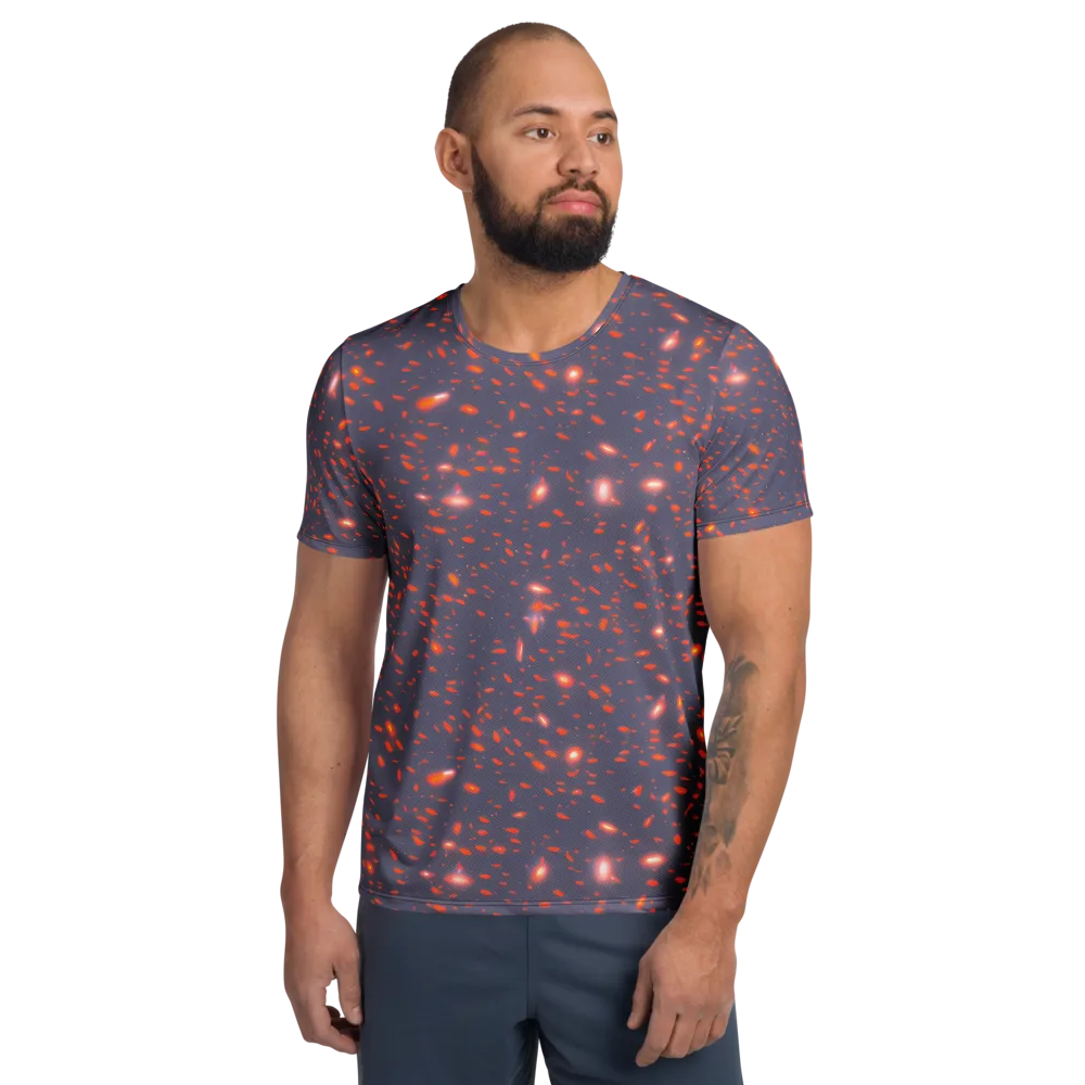 Ember Drift on Men's Athletic T-Shirt — Front