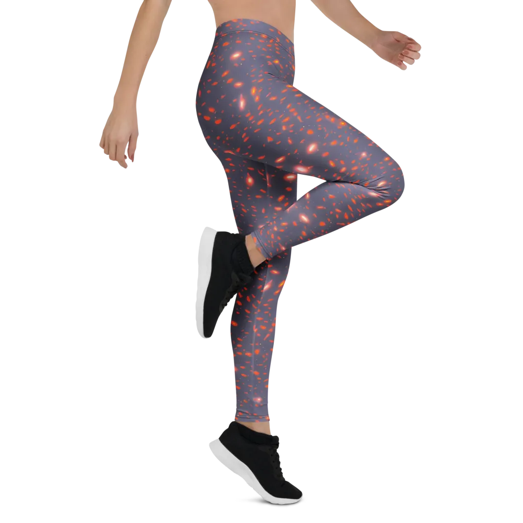 Ember Drift on Leggings — Right