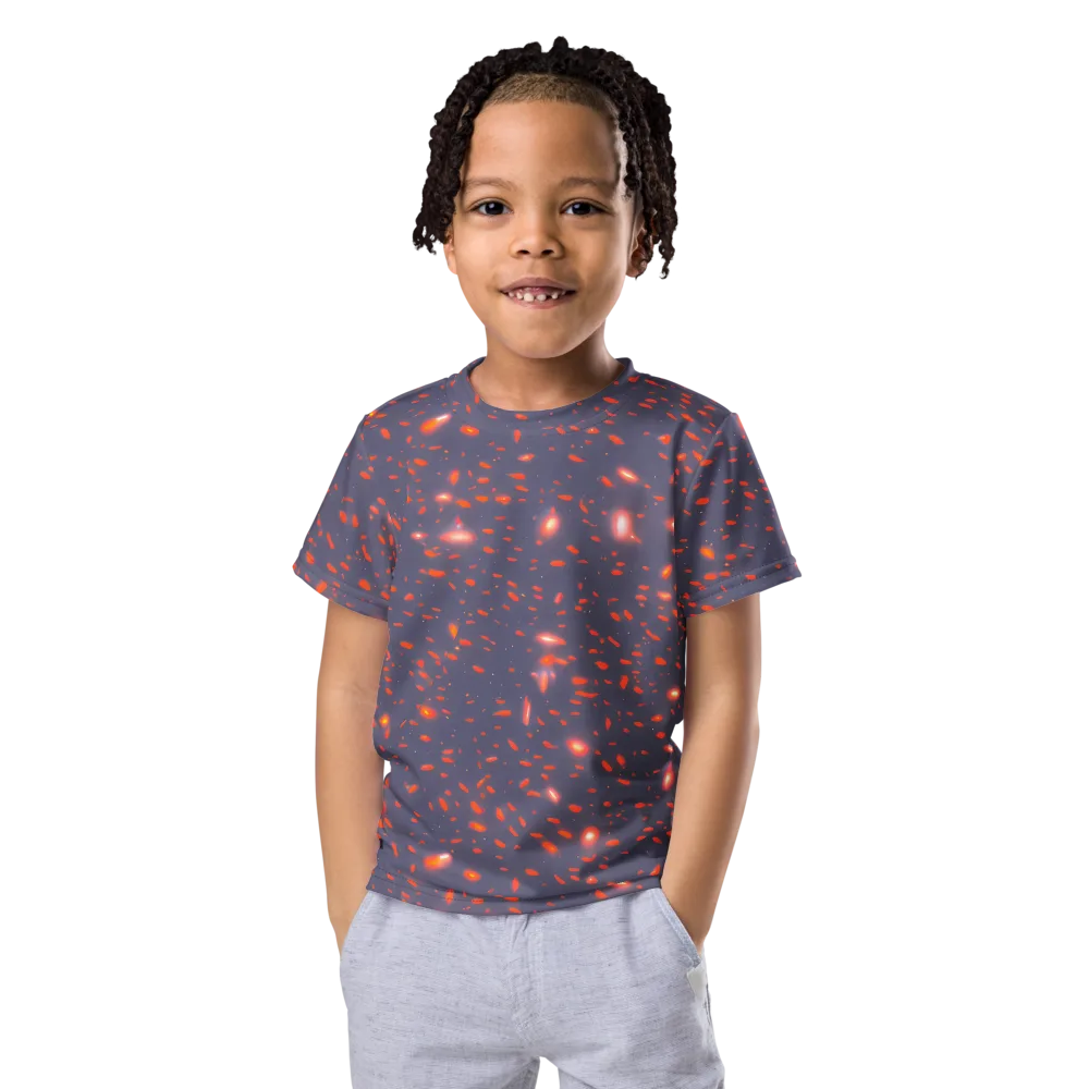 Ember Drift on Kids Crew Neck T-Shirt — Front