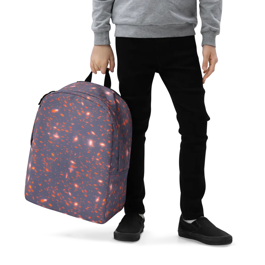 Ember Drift on Minimalist Backpack — Zoomed-in