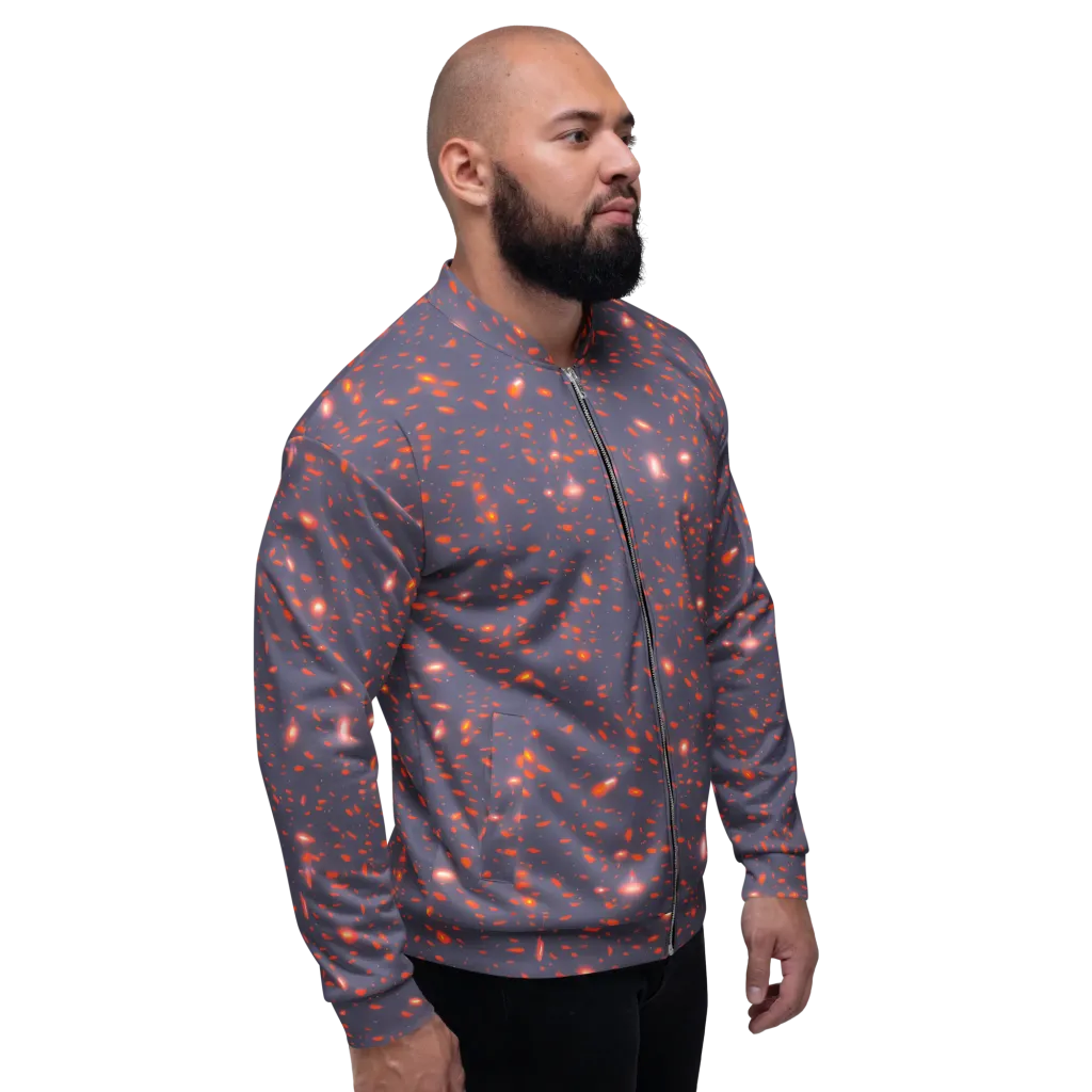 Ember Drift on Bomber Jacket — Right