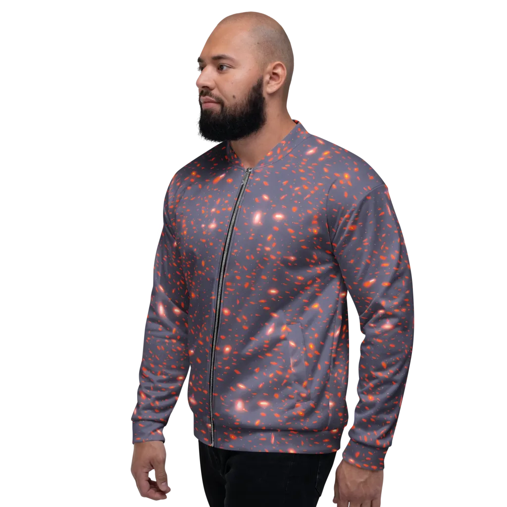 Ember Drift on Bomber Jacket — Left