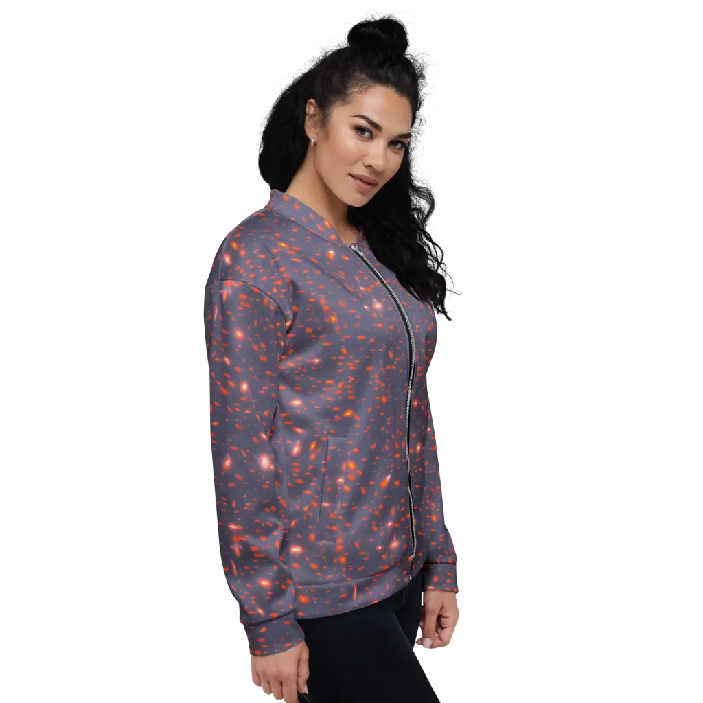 Ember Drift on Bomber Jacket — Right