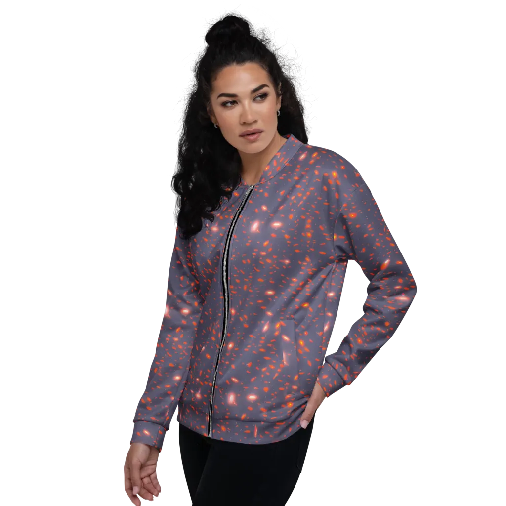 Ember Drift on Bomber Jacket — Left