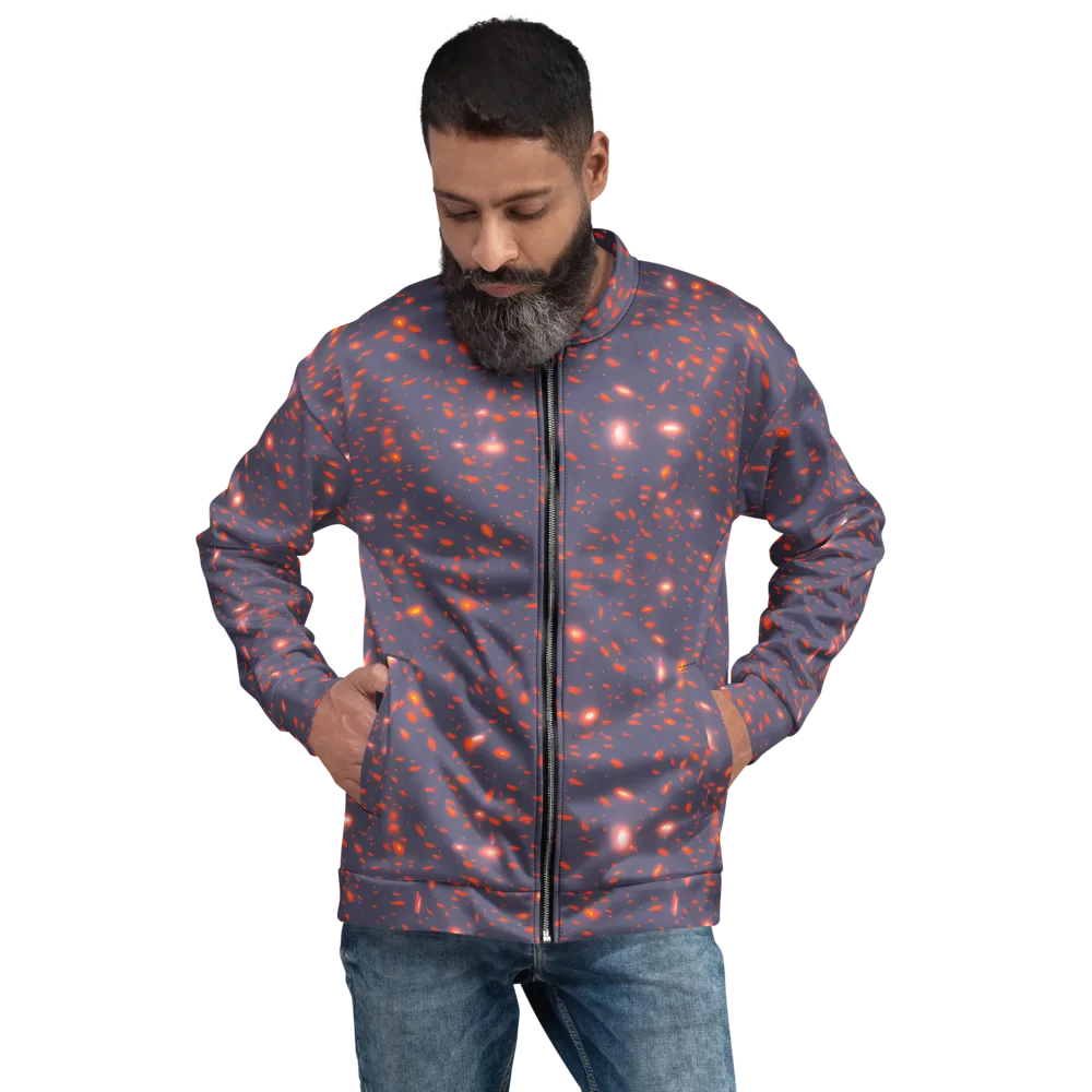 Ember Drift on Bomber Jacket — Front