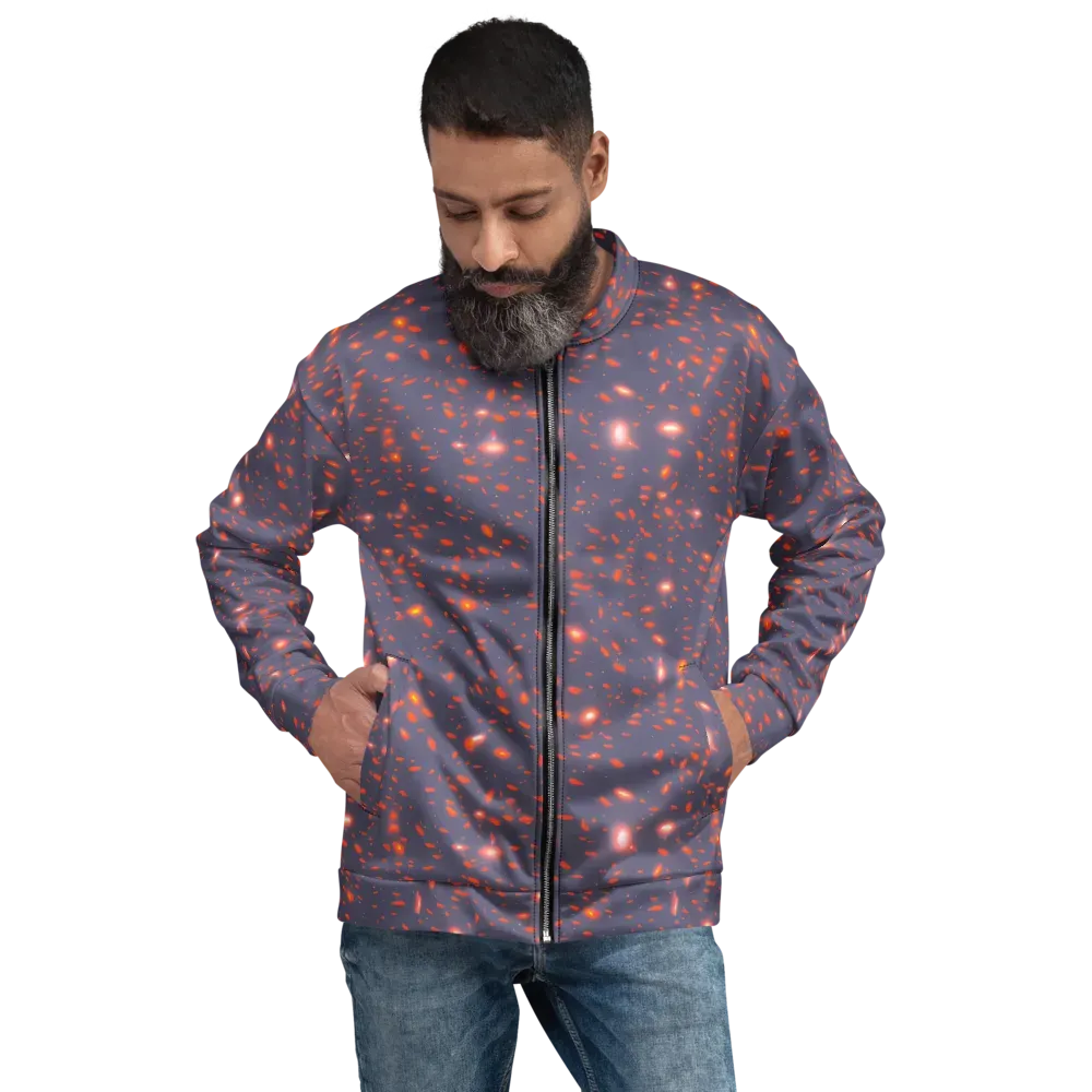 Ember Drift on Bomber Jacket — Front