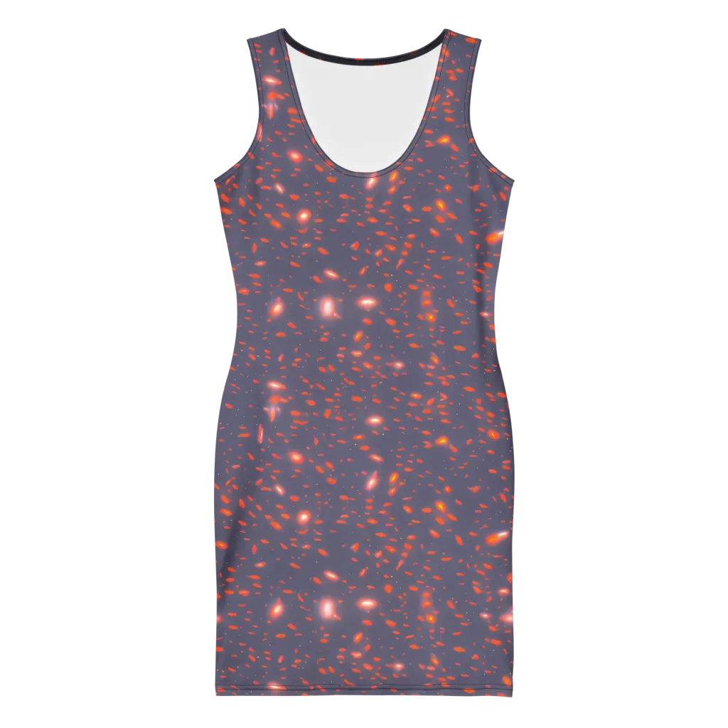 Ember Drift on Bodycon Dress — Front