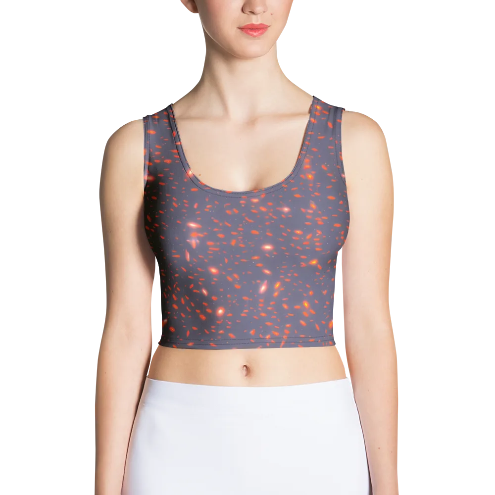 Ember Drift on Crop Top — Front