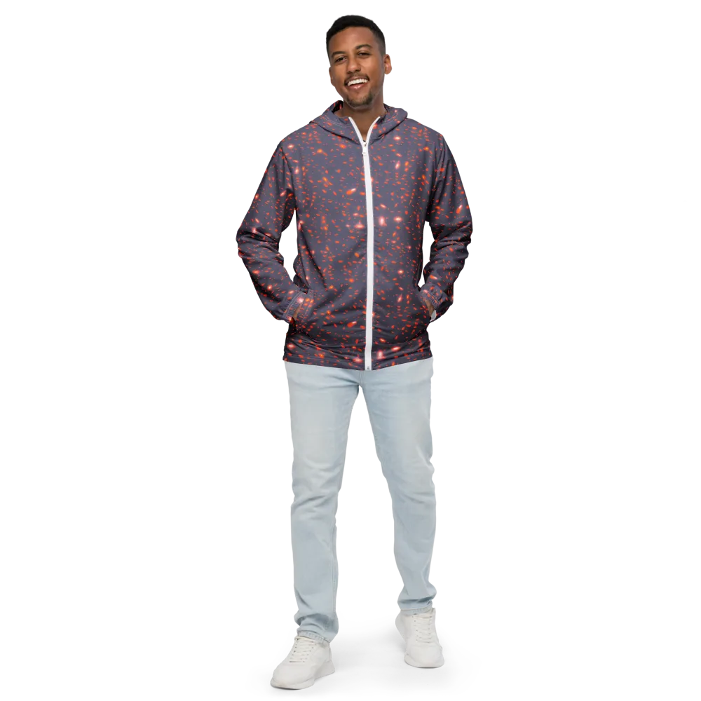 Ember Drift on Men's Windbreaker — Front