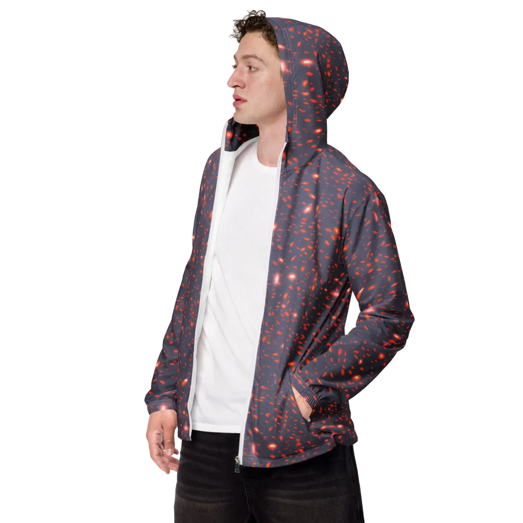 Ember Drift on Men's Windbreaker — Left Front