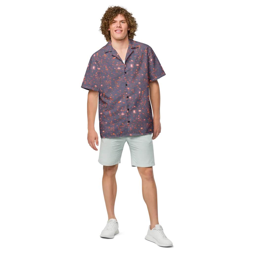 Ember Drift on Button Shirt — Front