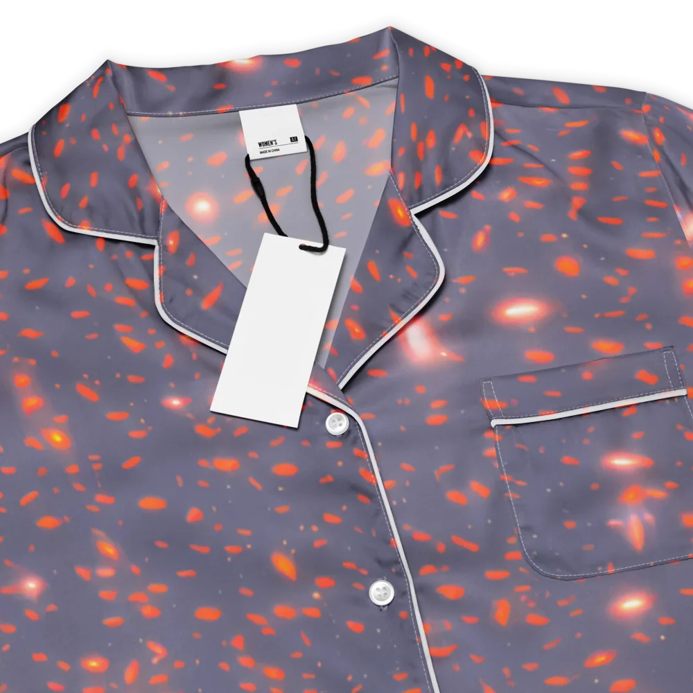 Ember Drift on Women's Short Sleeve Pajama Top — Product details
