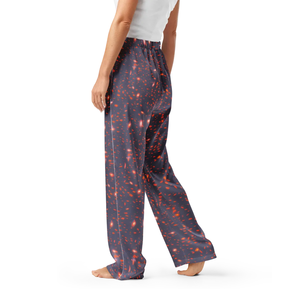 Ember Drift on Women's Pajama Pants — Left