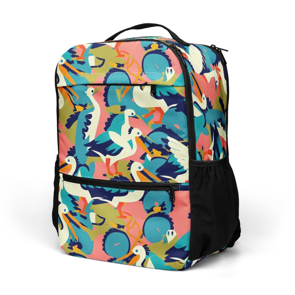 Tidal Flock on Utility Backpack — Left Front