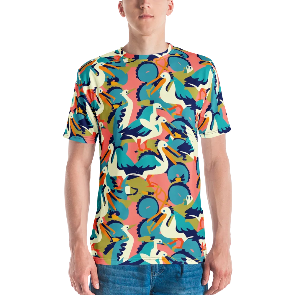 Tidal Flock on Men's Crew Neck T-Shirt — Front