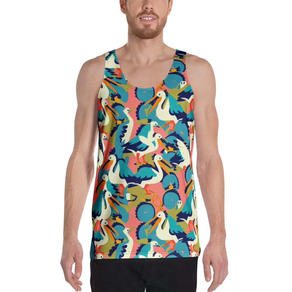 Tidal Flock on Men's Tank Top — Front