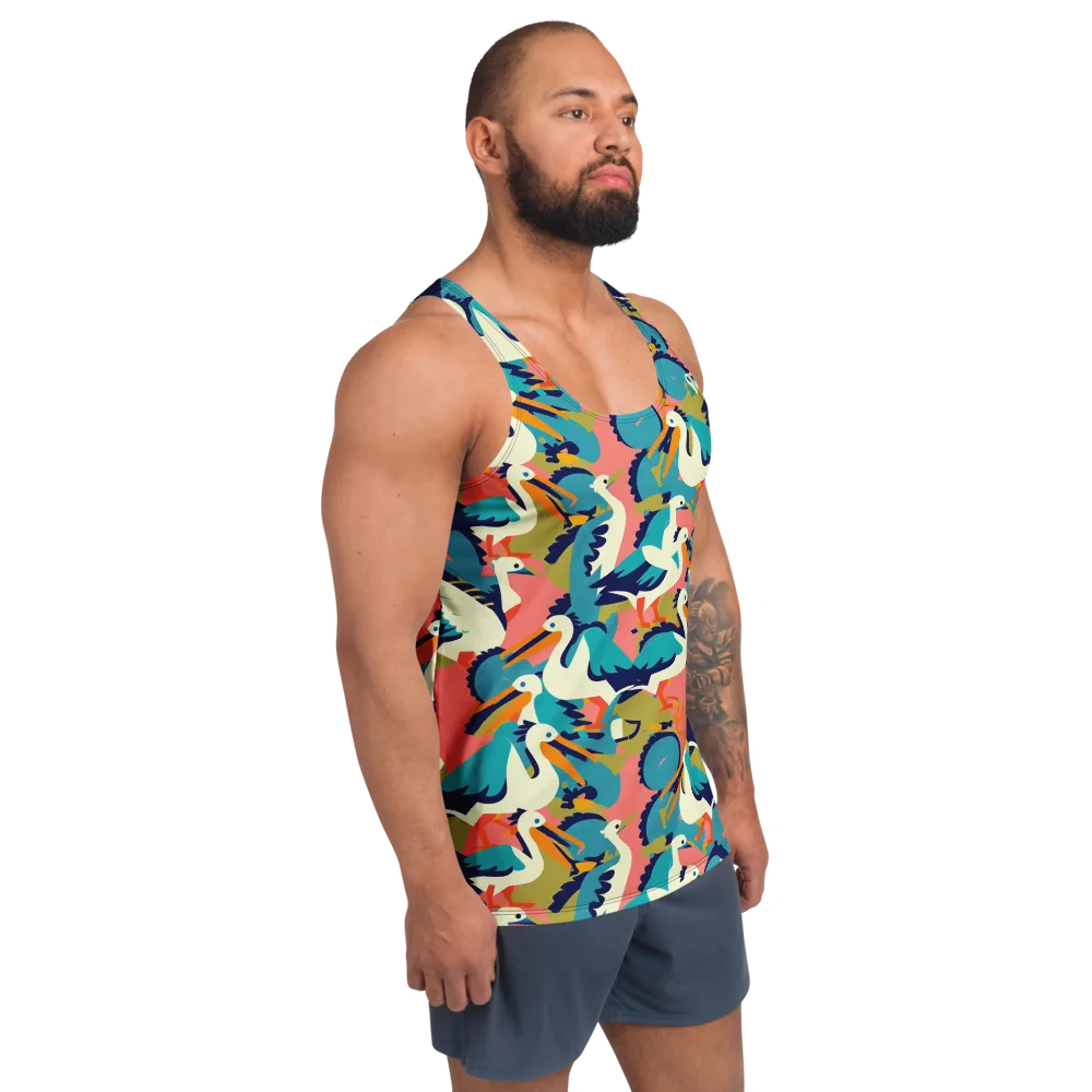 Tidal Flock on Men's Tank Top — Right Front