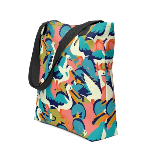Tidal Flock on a Tote Bag
