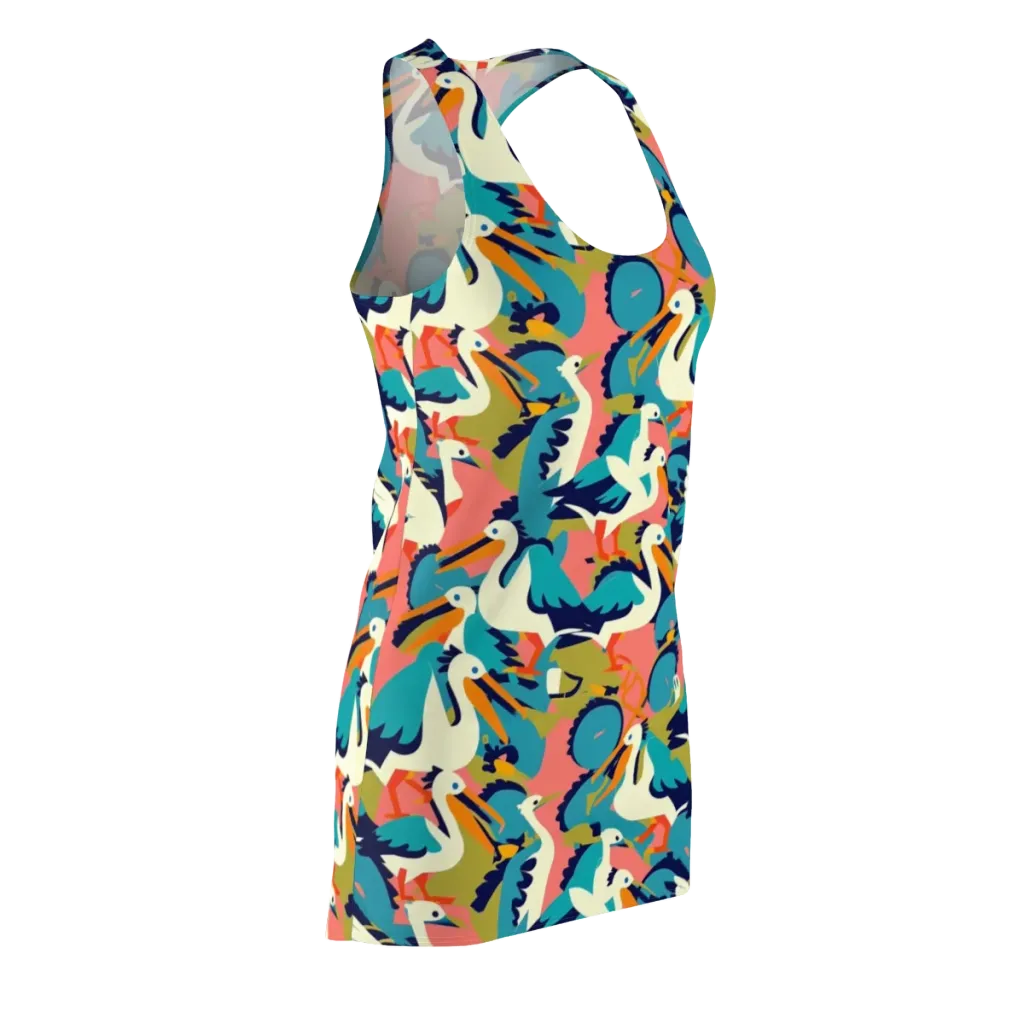 Tidal Flock on Racerback Dress — Front Side