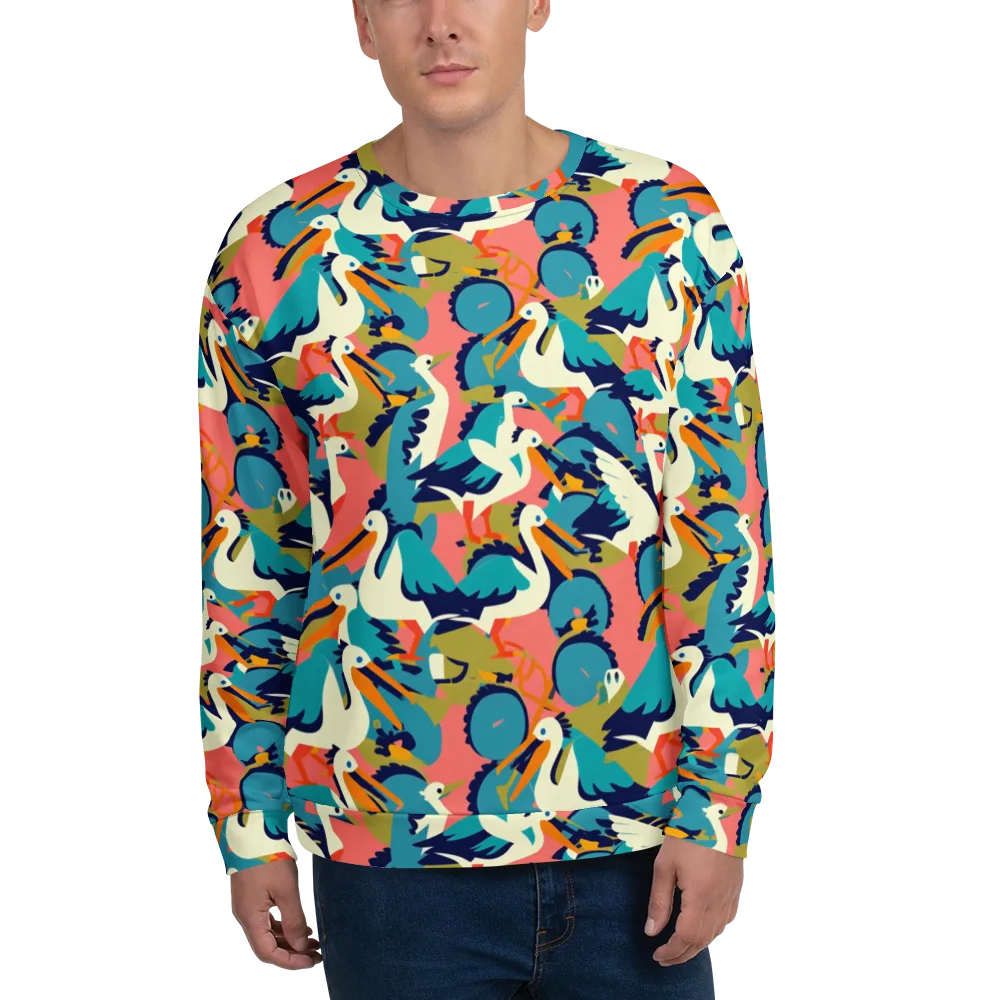 Tidal Flock on Sweatshirt — Front