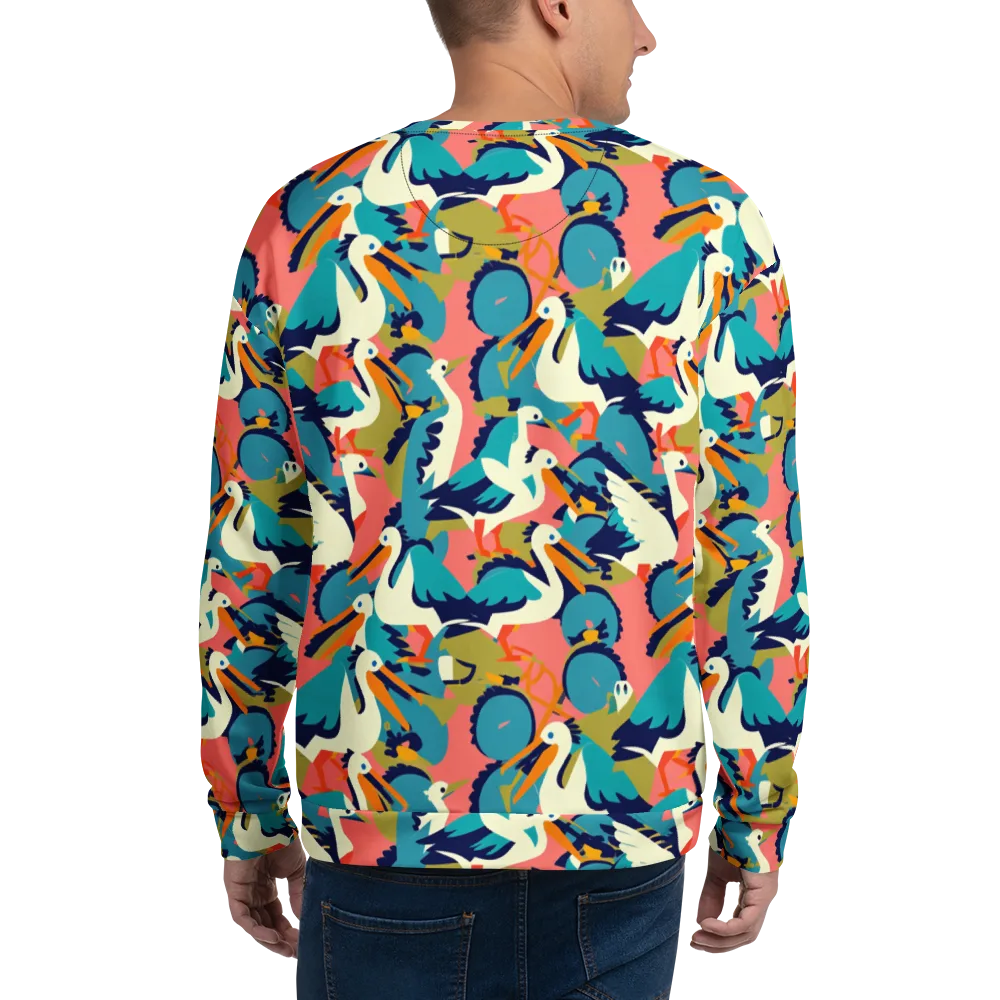 Tidal Flock on Sweatshirt — Back