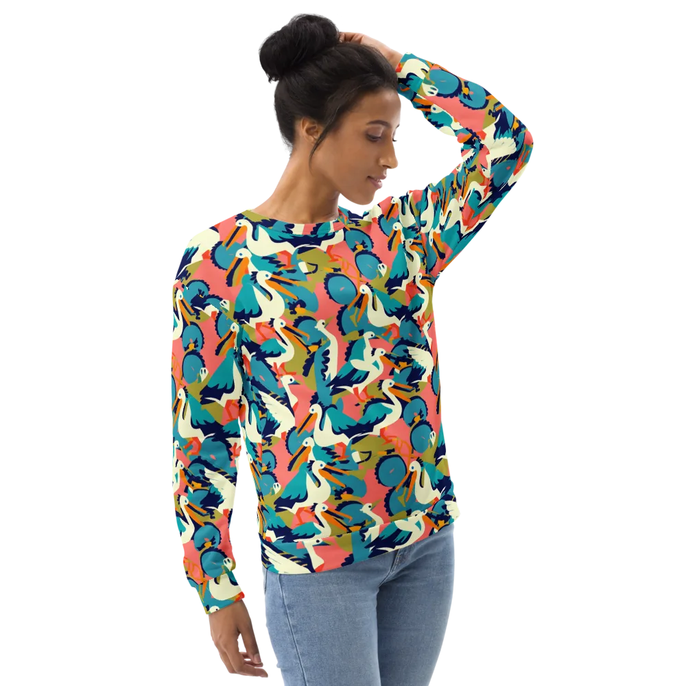 Tidal Flock on Sweatshirt — Right Front