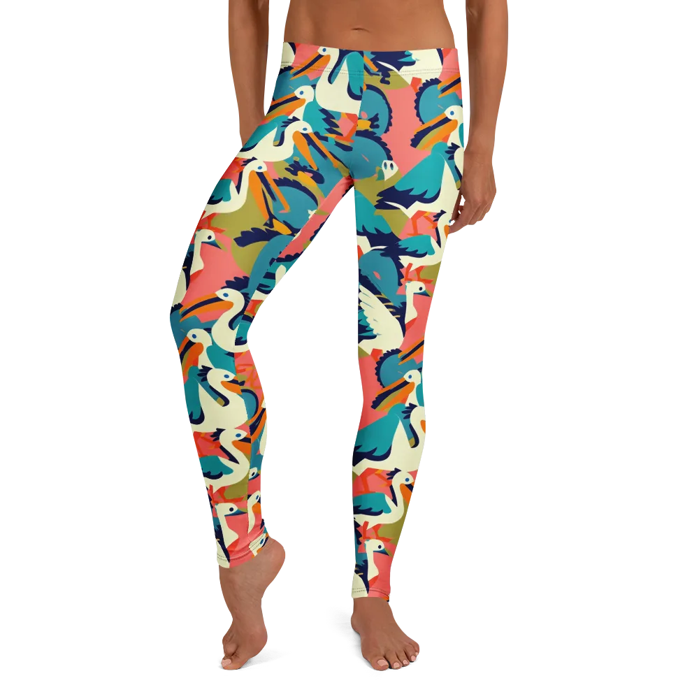 Tidal Flock on Leggings — Front