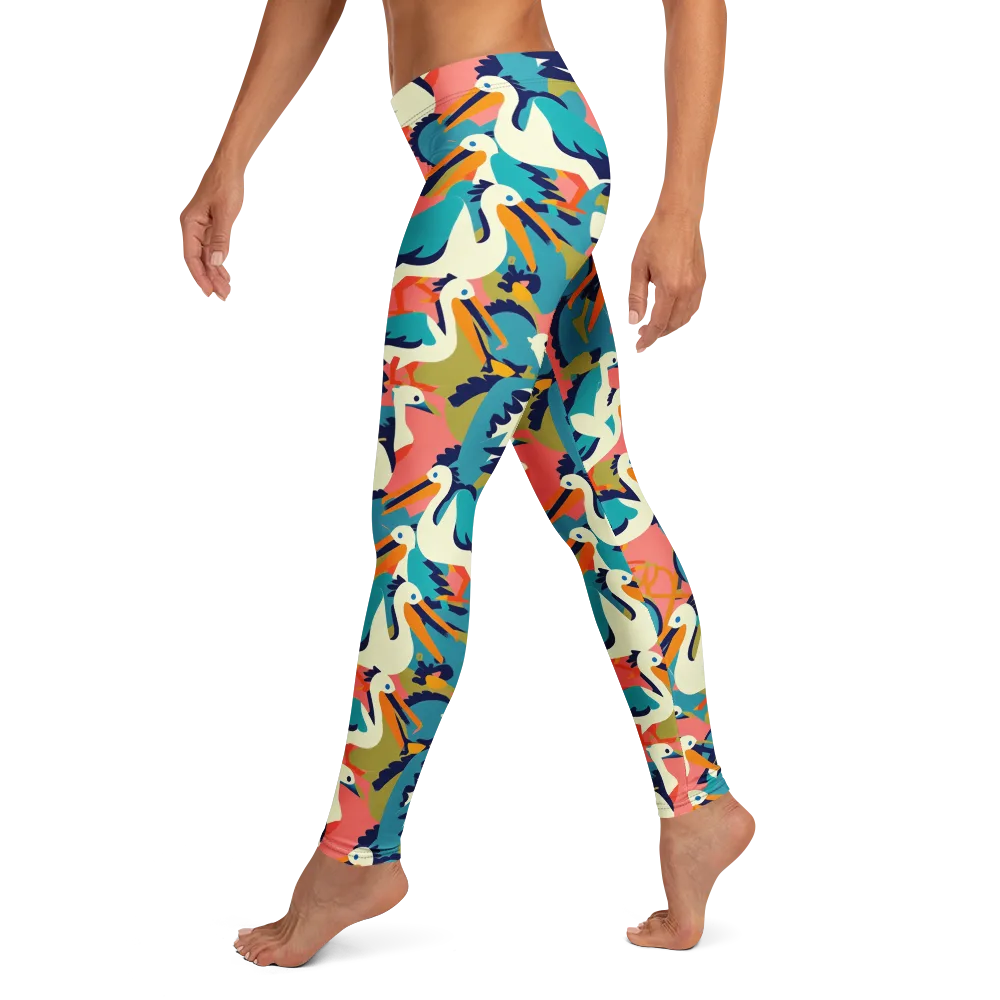 Tidal Flock on Leggings — Left