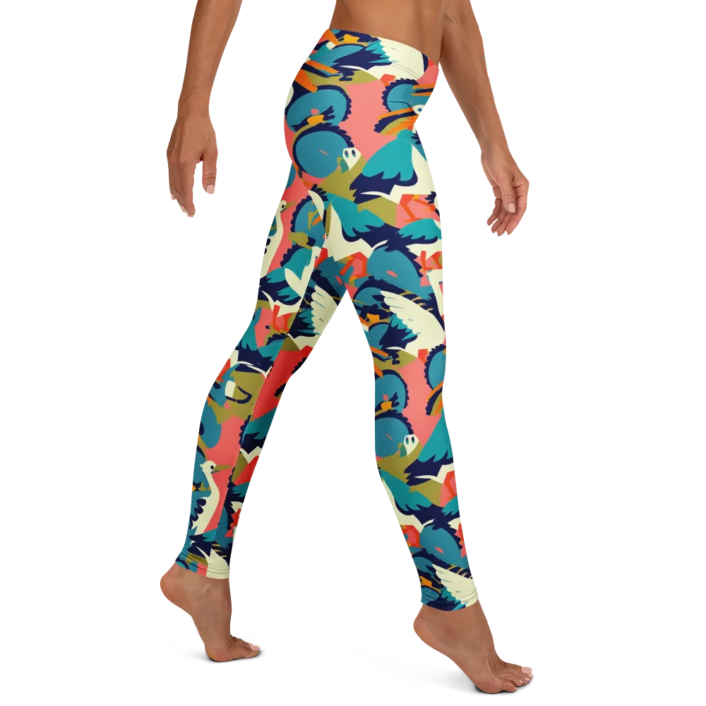 Tidal Flock on Leggings — Right