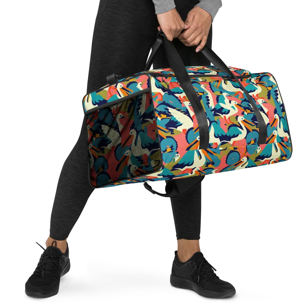 Tidal Flock on Duffle Bag — Right Front