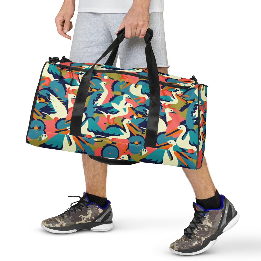 Tidal Flock on Duffle Bag — Front