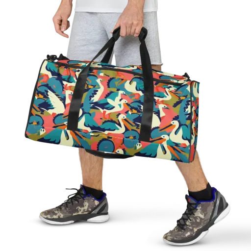 Tidal Flock on a Duffle Bag