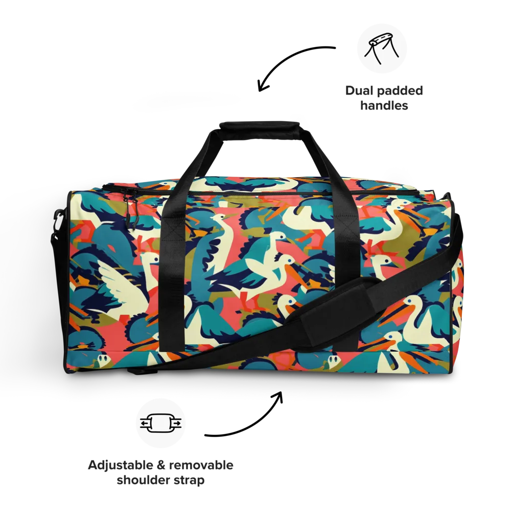 Tidal Flock on Duffle Bag — Front