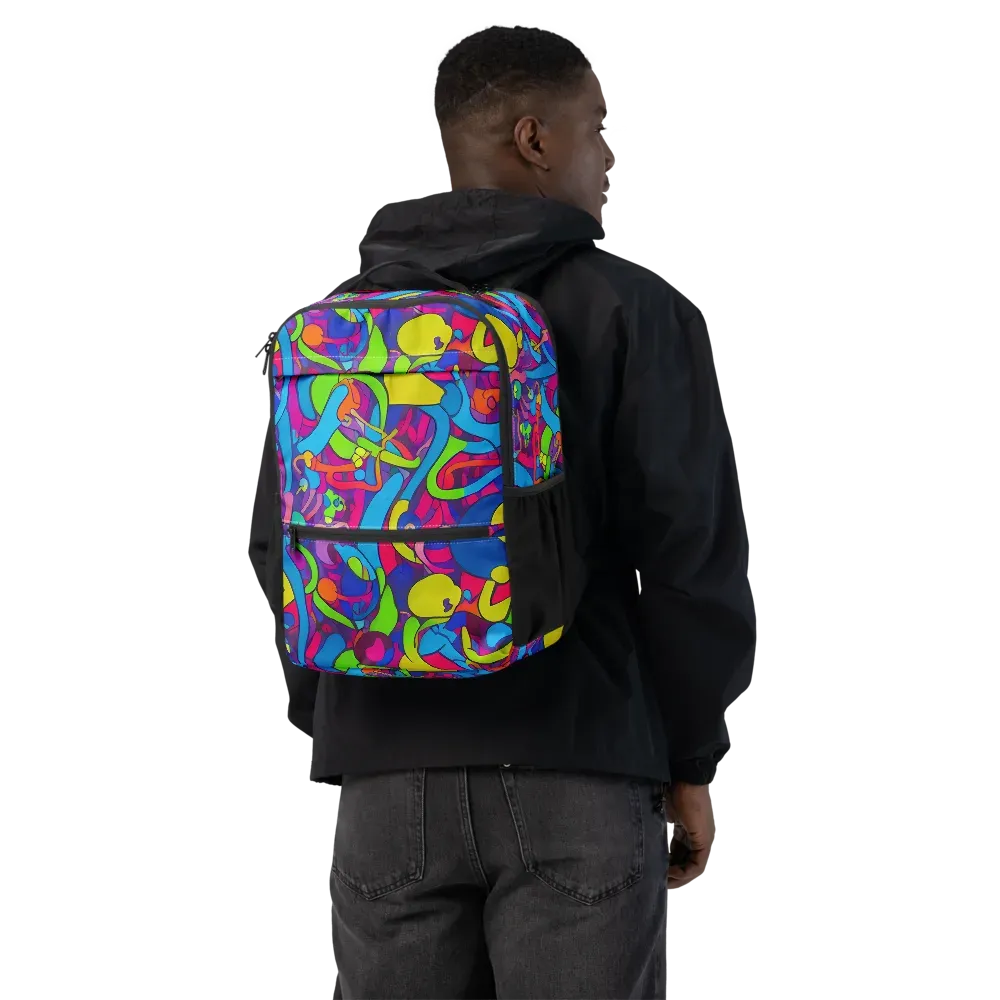 Prism Pulse on Utility Backpack — Back