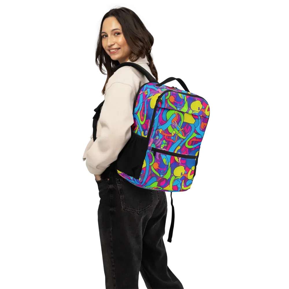 Prism Pulse on Utility Backpack — Back