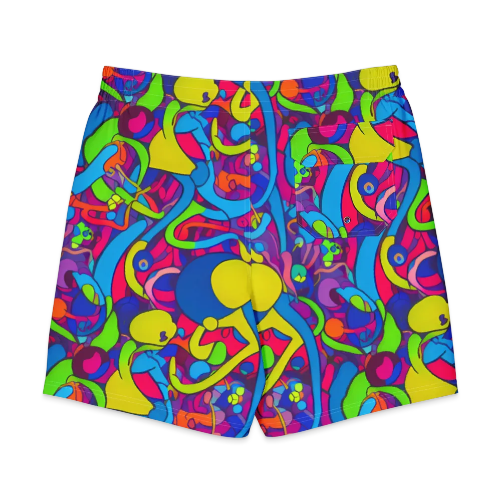 Prism Pulse on Men's Board Shorts — Back