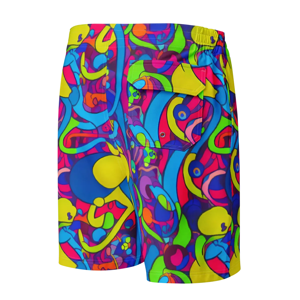 Prism Pulse on Men's Board Shorts — Back