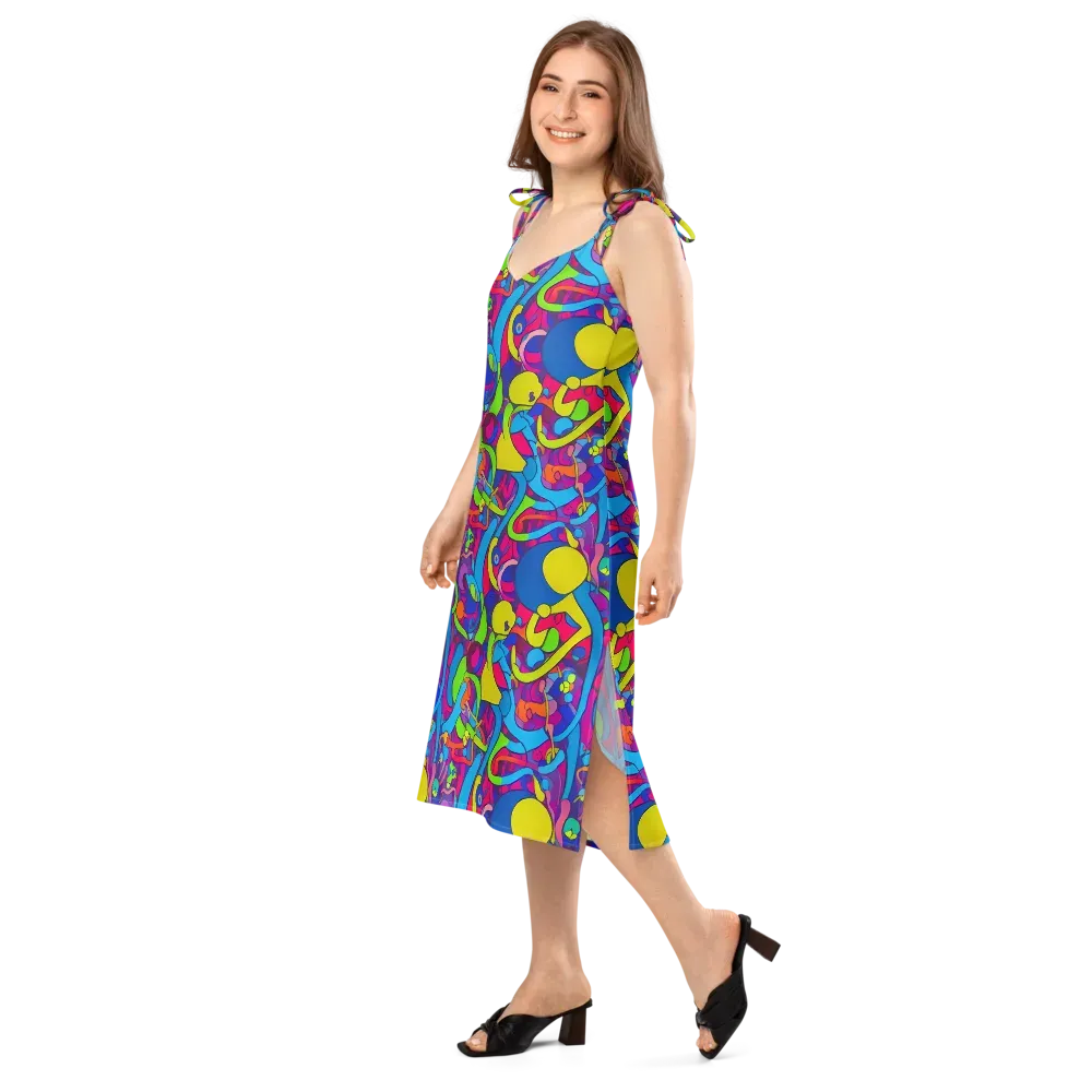 Prism Pulse on Slip Dress — Left Front