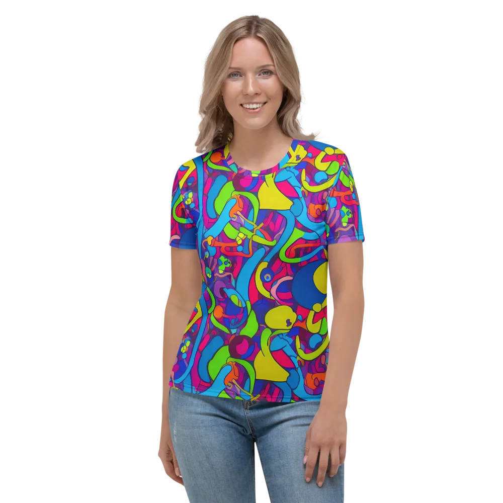 Prism Pulse on Women's Crew Neck T-Shirt — Front