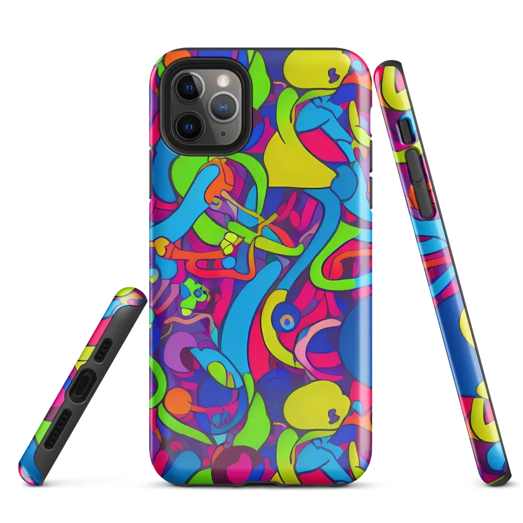 Prism Pulse on Tough Case for iPhone® — Front