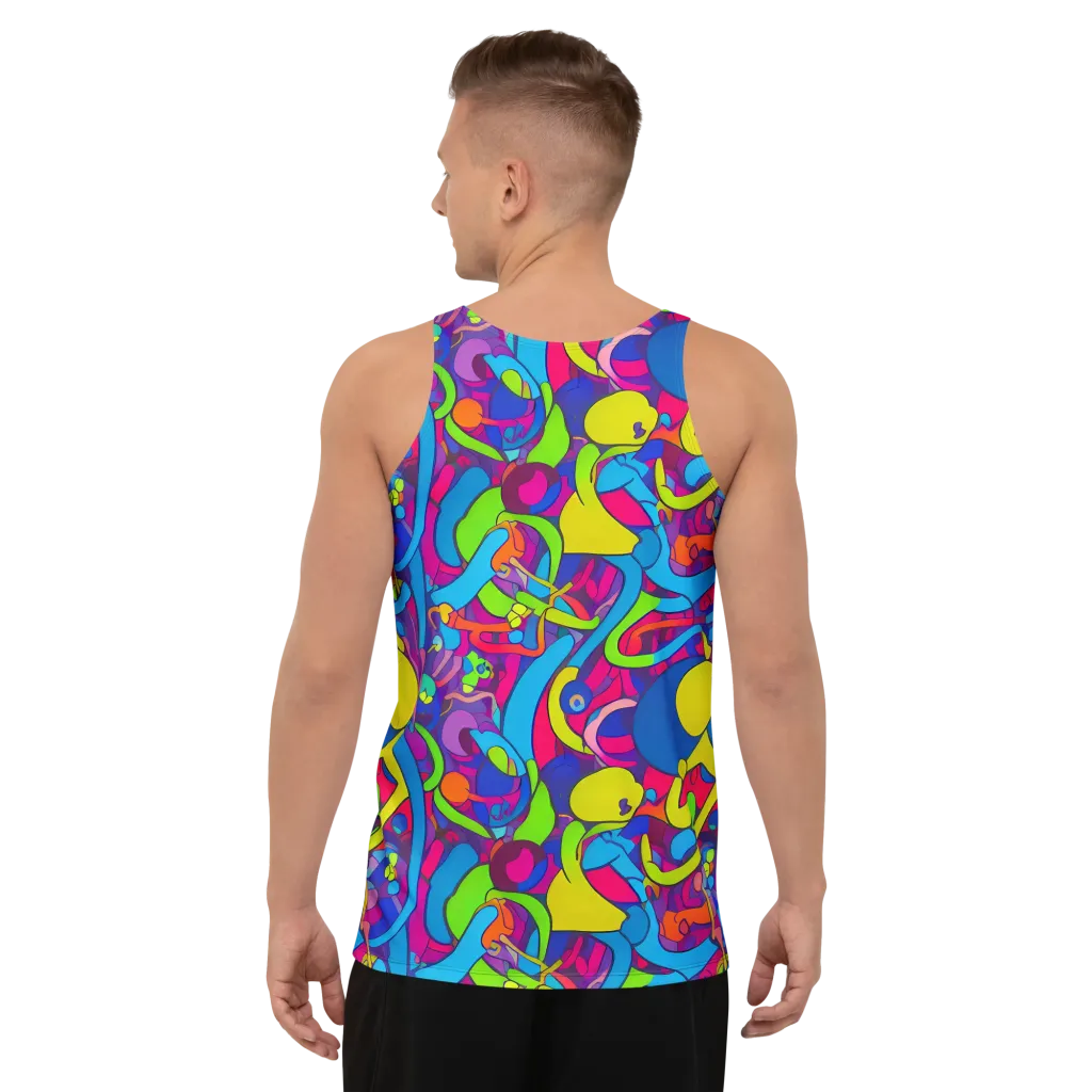 Prism Pulse on Men's Tank Top — Back