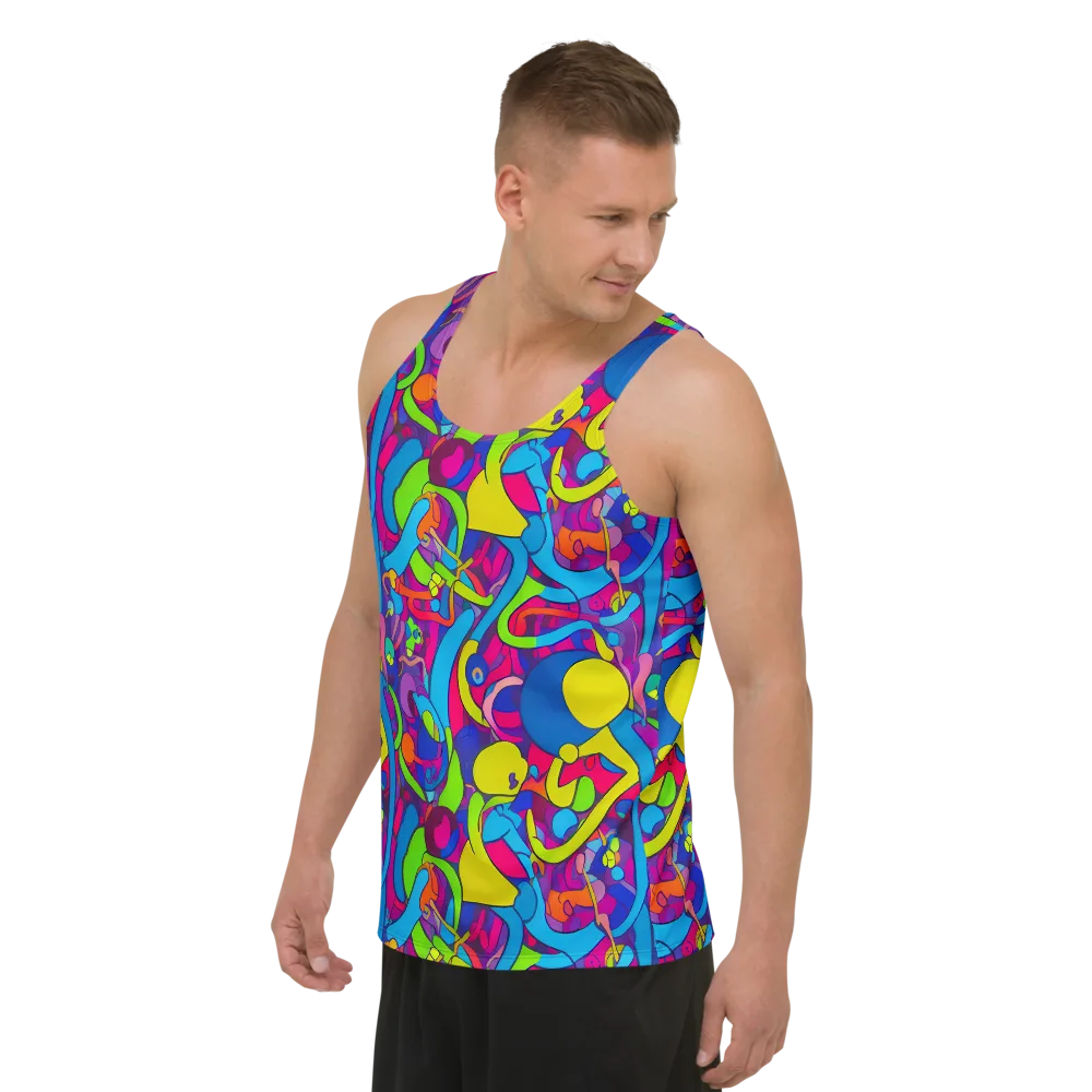 Prism Pulse on Men's Tank Top — Left Front