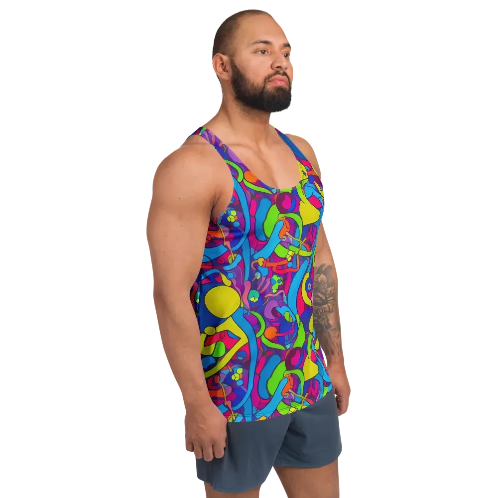 Prism Pulse on Men's Tank Top — Right Front