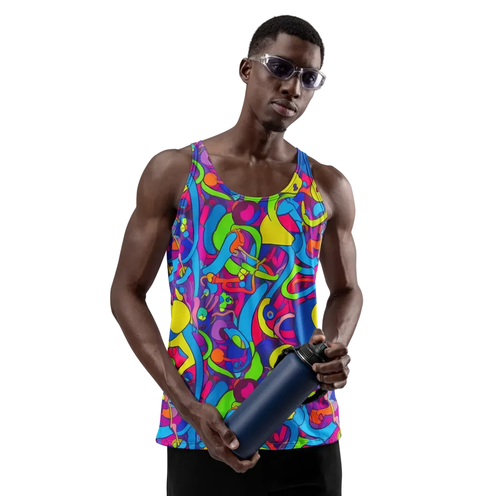 Prism Pulse on Men's Tank Top — Front