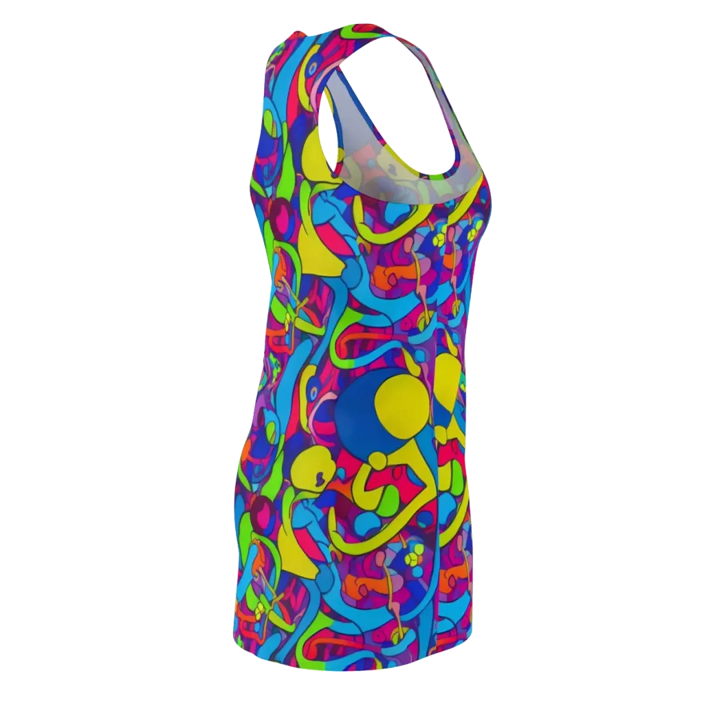 Prism Pulse on Racerback Dress — Back Side