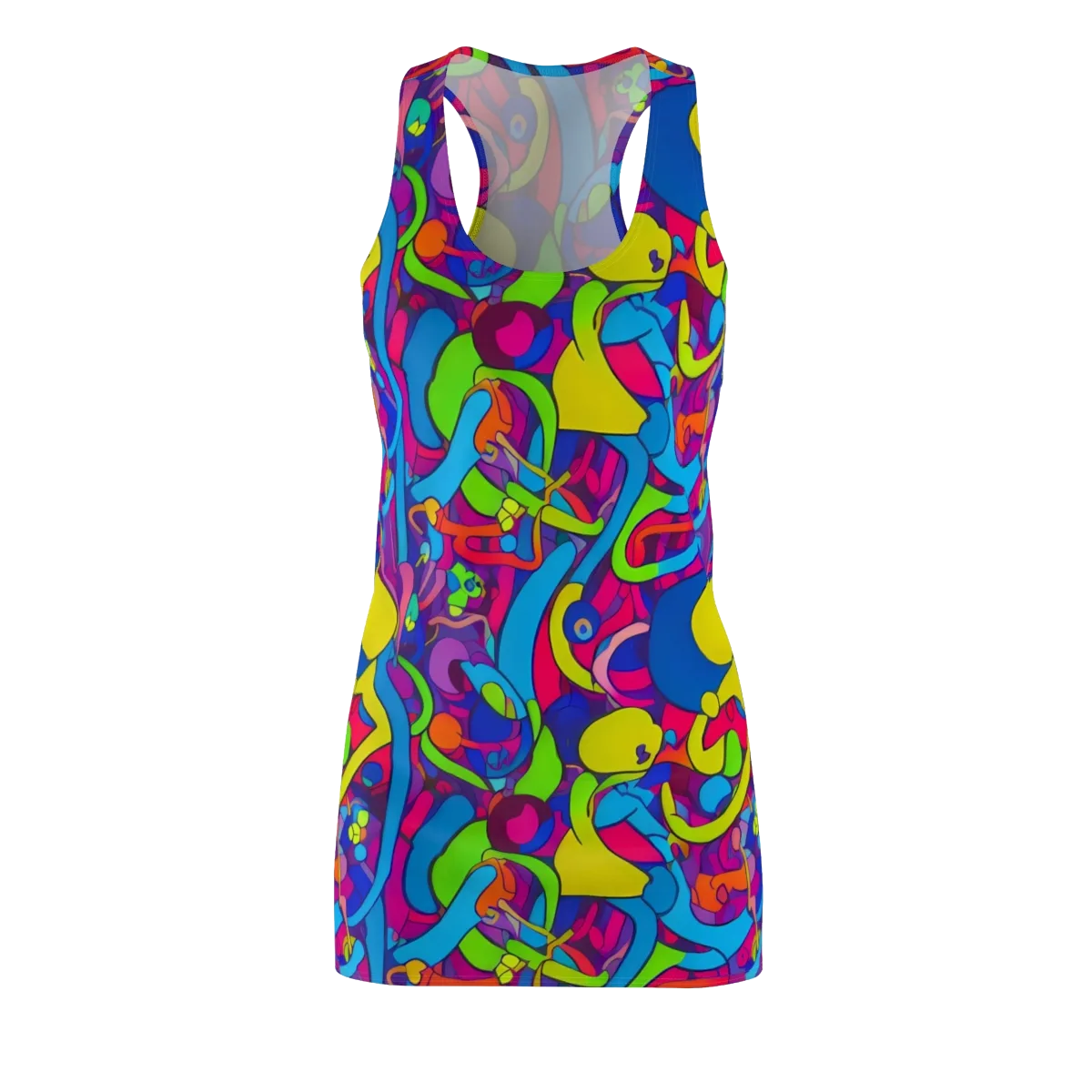 Prism Pulse on Racerback Dress — Front