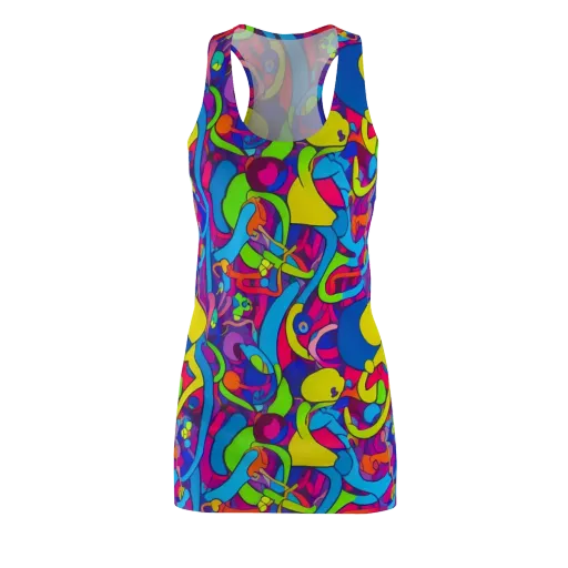 Prism Pulse on a Racerback Dress
